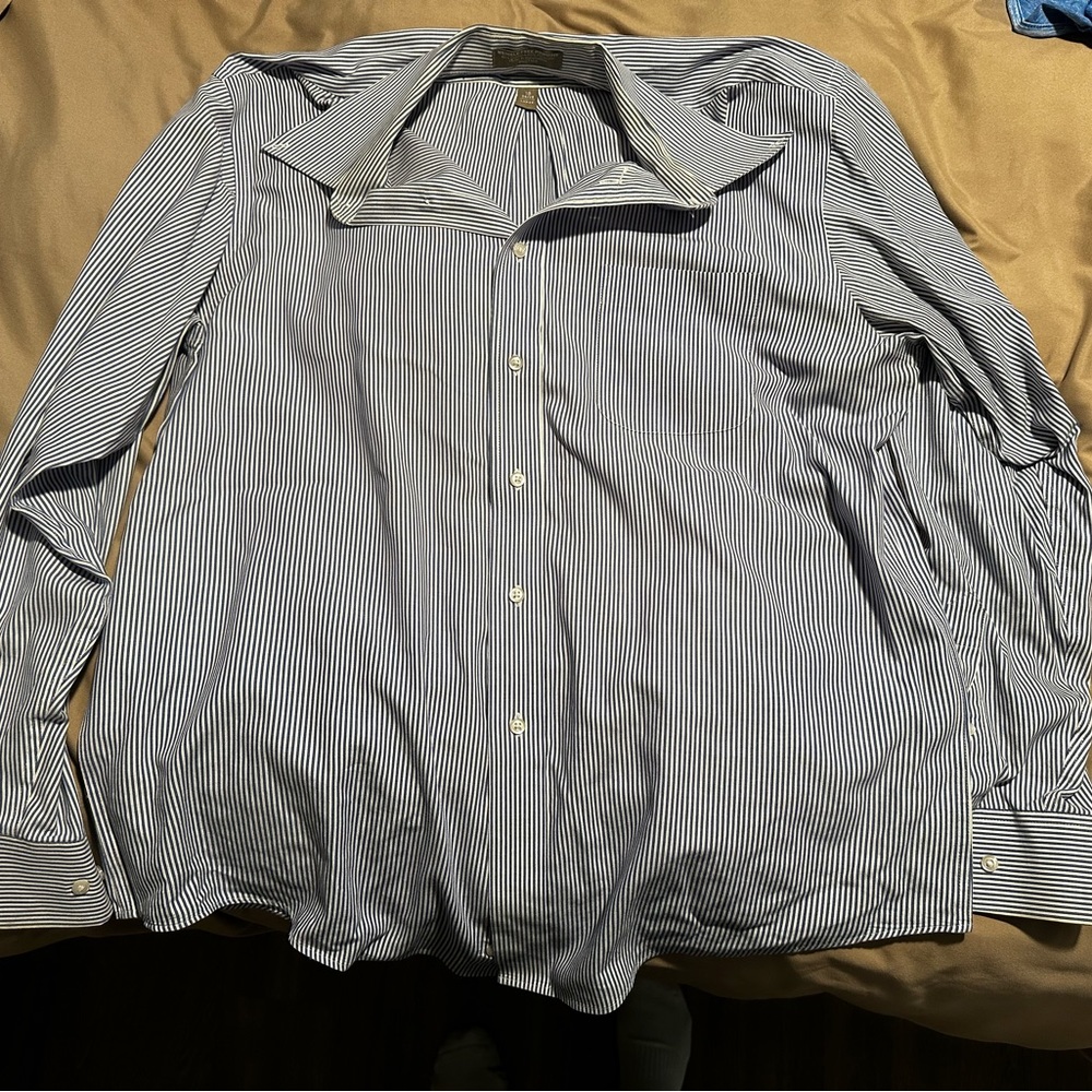 J Crew Button down dress shirt size Large